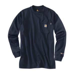 Force Cotton L/S T-Shirt Incl FR Striping & LF Crest