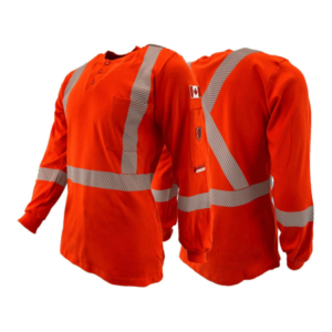 Atlas FR Arc Flash Henley Shirts Incl LF Crest